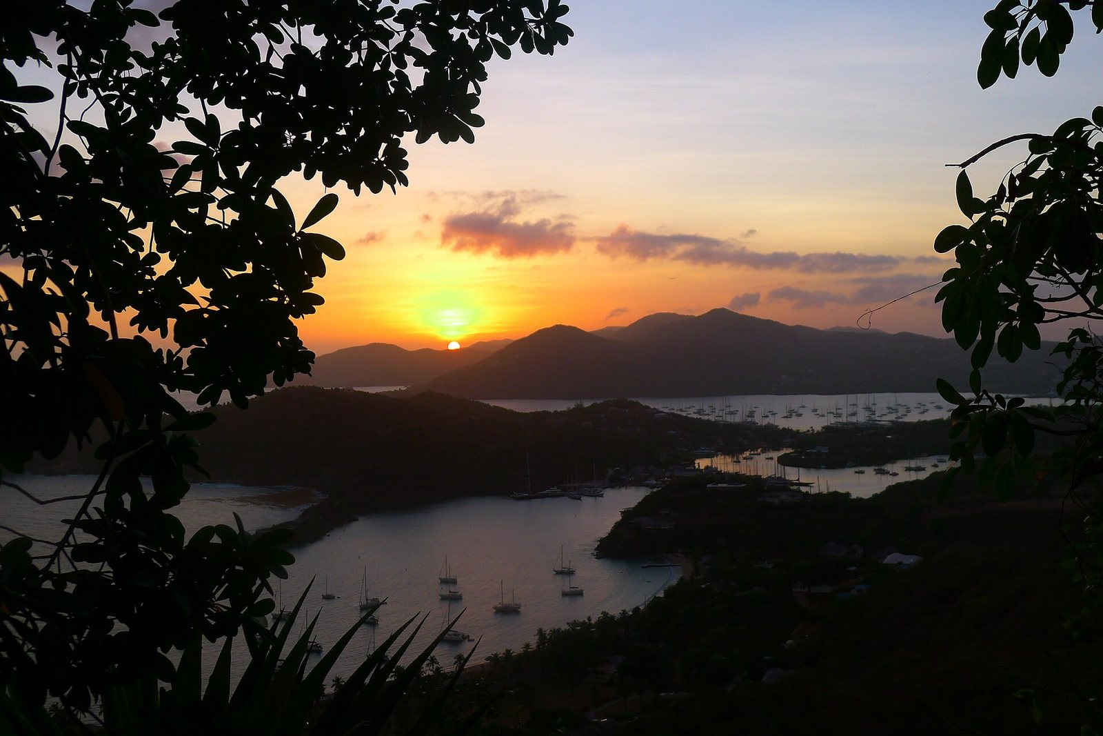 English Harbour from Shirley Heights
